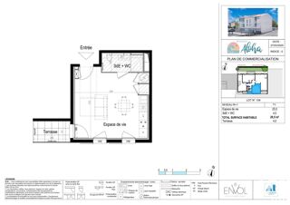  Appartement  vendre 1 pice 29 m