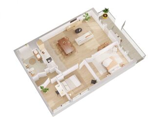  Appartement � vendre 3 pi�ces 74 m�