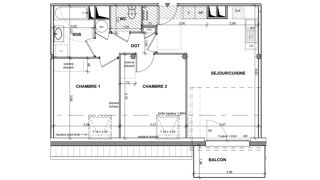  Appartement � vendre 3 pi�ces 57 m�