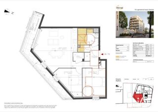  Appartement � vendre 3 pi�ces 70 m�