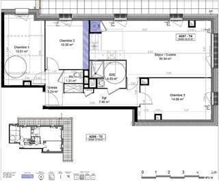  Appartement � vendre 4 pi�ces 84 m�