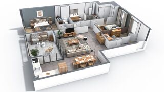  Appartement � vendre 3 pi�ces 87 m�