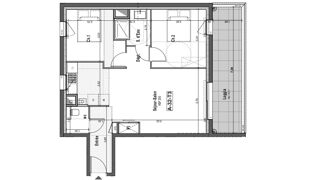  Appartement � vendre 3 pi�ces 60 m�