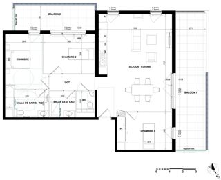  Appartement � vendre 4 pi�ces 93 m�