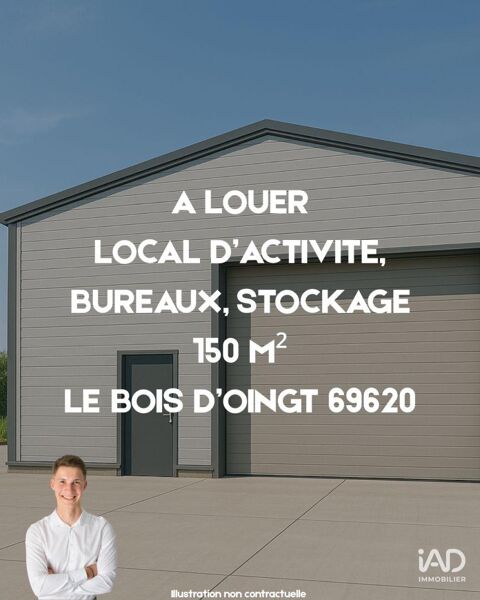 Location Local d'activit&eacute;s 150 m&sup2; 1200 69620 Le bois-d'oingt