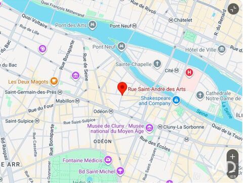 Vente Cr&ecirc;perie 30 m&sup2; 415000 75006 Paris
