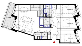  Appartement � vendre 4 pi�ces 90 m�