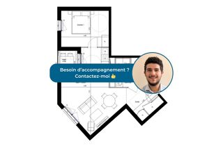  Appartement  vendre 2 pices 49 m