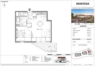  Appartement � vendre 2 pi�ces 45 m�