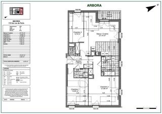  Appartement � vendre 4 pi�ces 92 m�