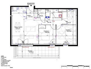  Appartement � vendre 3 pi�ces 70 m�