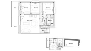  Appartement � vendre 4 pi�ces 71 m�