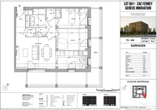  Appartement � vendre 3 pi�ces 70 m�