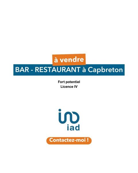 Vente Restaurant 140 m&sup2; 539000 40130 Capbreton