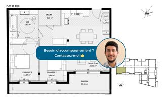  Appartement � vendre 3 pi�ces 61 m�