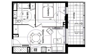  Appartement � vendre 2 pi�ces 41 m�