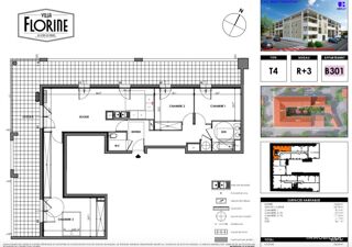  Appartement � vendre 4 pi�ces 82 m�