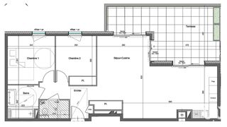  Appartement � vendre 3 pi�ces 76 m�