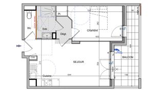  Appartement � vendre 2 pi�ces 44 m�