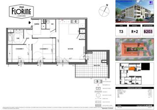  Appartement � vendre 3 pi�ces 63 m�