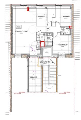  Appartement � vendre 4 pi�ces 88 m�