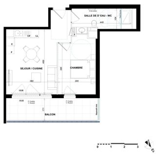  Appartement � vendre 2 pi�ces 40 m�