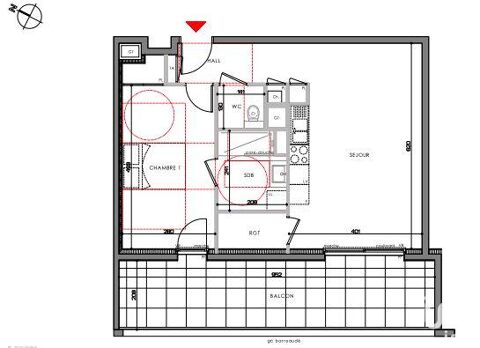   Vente Appartement 2 pi�ces Appartement - 2 pi�ce(s) - 52 m�