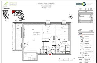  Appartement  vendre 3 pices 66 m