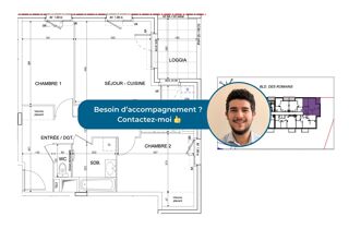  Appartement  vendre 3 pices 56 m