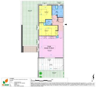  Appartement  vendre 3 pices 72 m