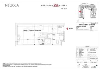  Appartement � vendre 1 pi�ce 19 m�