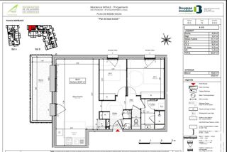  Appartement � vendre 3 pi�ces 66 m�