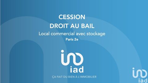 Vente Boutique/Local commercial 60 m&sup2; 109000 75002 Paris