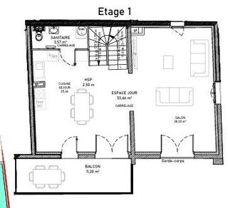  Appartement � vendre 5 pi�ces 131 m�