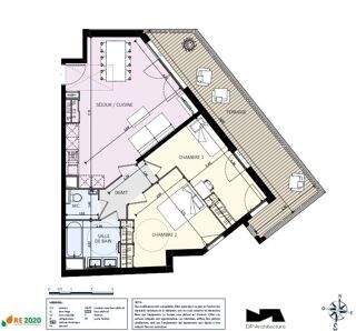  Appartement � vendre 3 pi�ces 68 m�