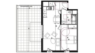  Appartement � vendre 2 pi�ces 46 m�