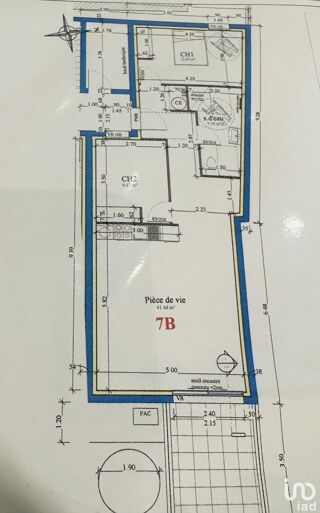  Appartement  vendre 3 pices 71 m