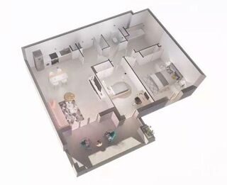  Appartement � vendre 3 pi�ces 64 m�