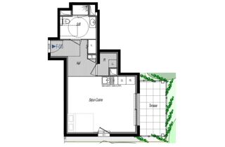  Appartement � vendre 1 pi�ce 36 m�