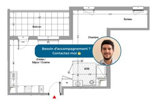  Appartement � vendre 2 pi�ces 45 m�