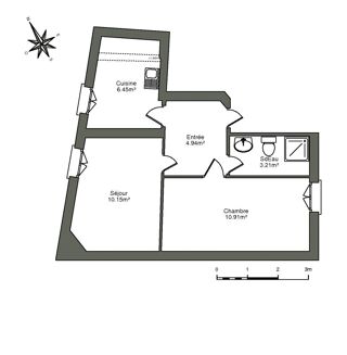  Appartement � vendre 2 pi�ces 37 m�