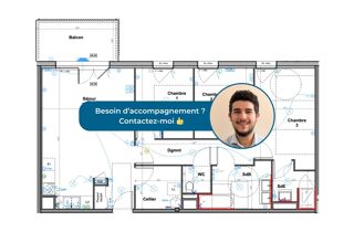  Appartement � vendre 4 pi�ces 86 m�