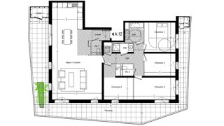  Appartement � vendre 5 pi�ces 135 m�