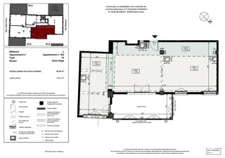  Loft � vendre 4 pi�ces 84 m� Saint-ouen-sur-seine