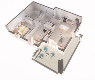  Appartement � vendre 3 pi�ces 64 m�