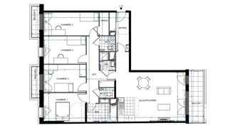  Appartement � vendre 5 pi�ces 117 m�