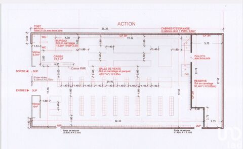 Vente Boutique/Local commercial 798 m&sup2; 350000 77176 Savigny-le-temple