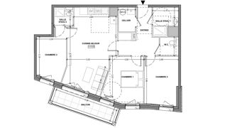  Appartement � vendre 4 pi�ces 80 m�