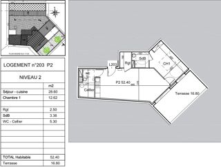  Appartement � vendre 3 pi�ces 75 m�