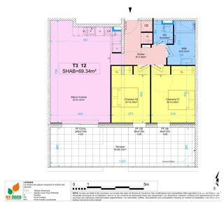  Appartement � vendre 3 pi�ces 69 m�